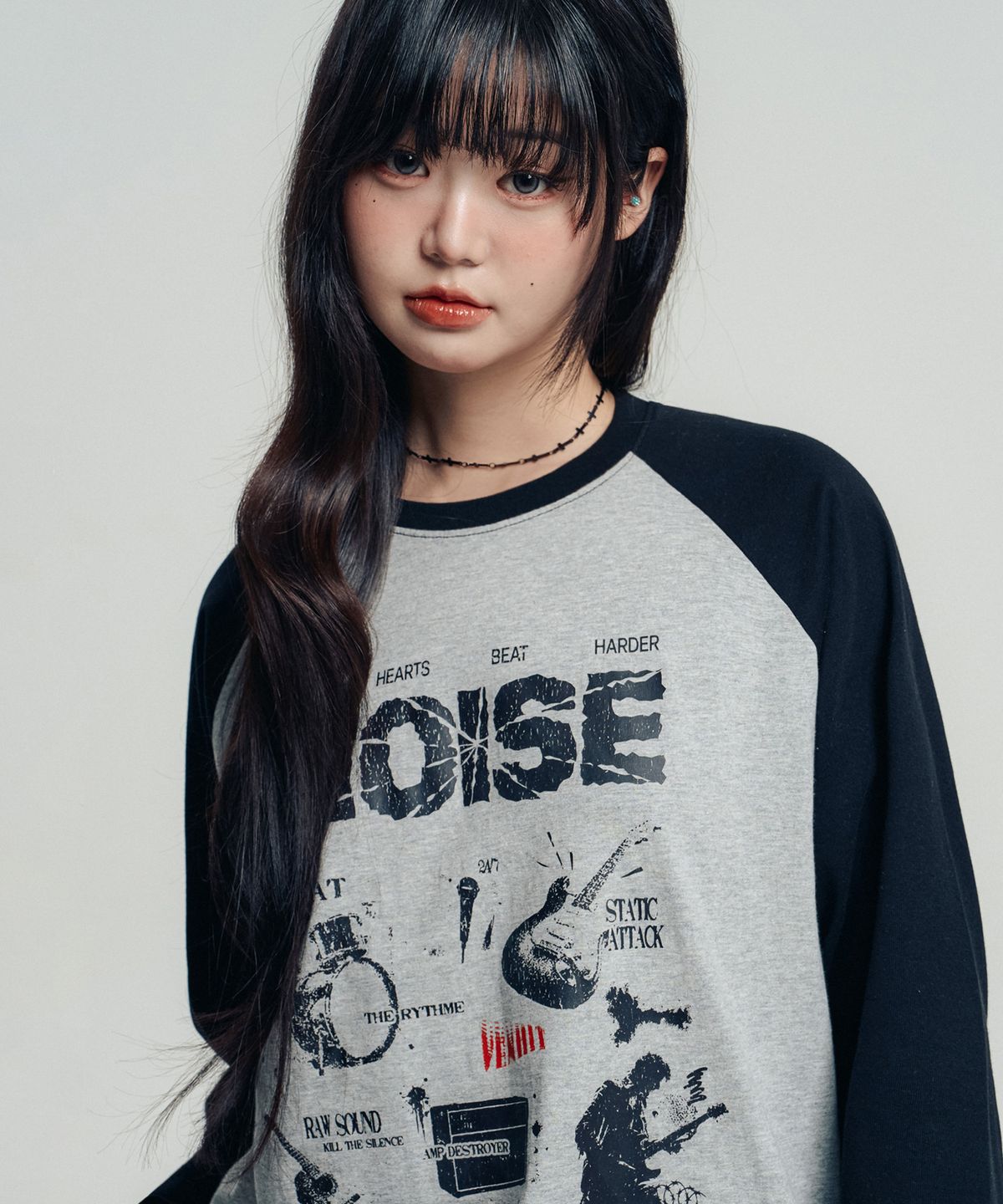 벤힛(VENHIT) NOISE 레글런 롱슬리브