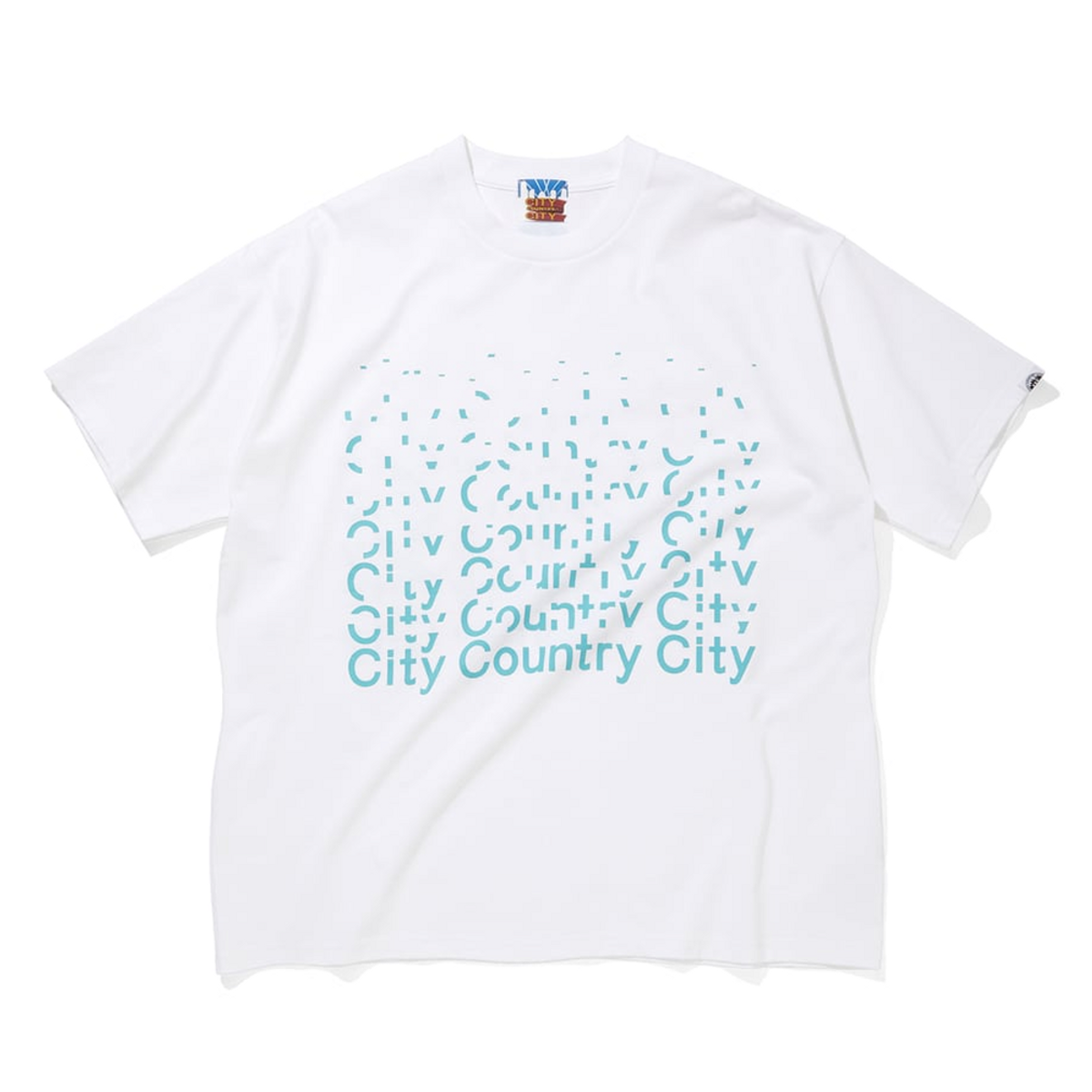 시티 컨트리 시티(CITY COUNTRY CITY) 코튼 반팔 티셔츠 하우스 파워 화이트 공용