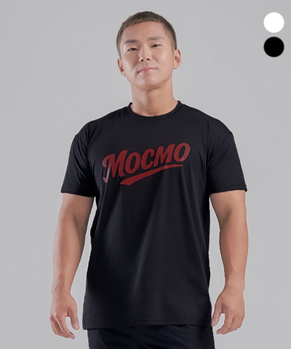 모크모(MOCMO) MOCMO 크랙 레터링 반팔 티셔츠
