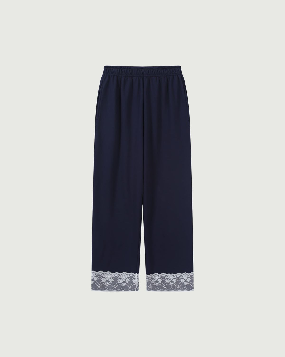 리모네(LEMONE) Lace sweatpants / Navy