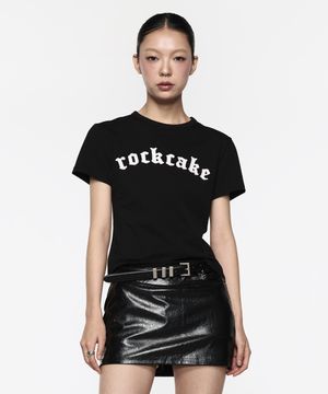 Small Logo Crop Top - Black