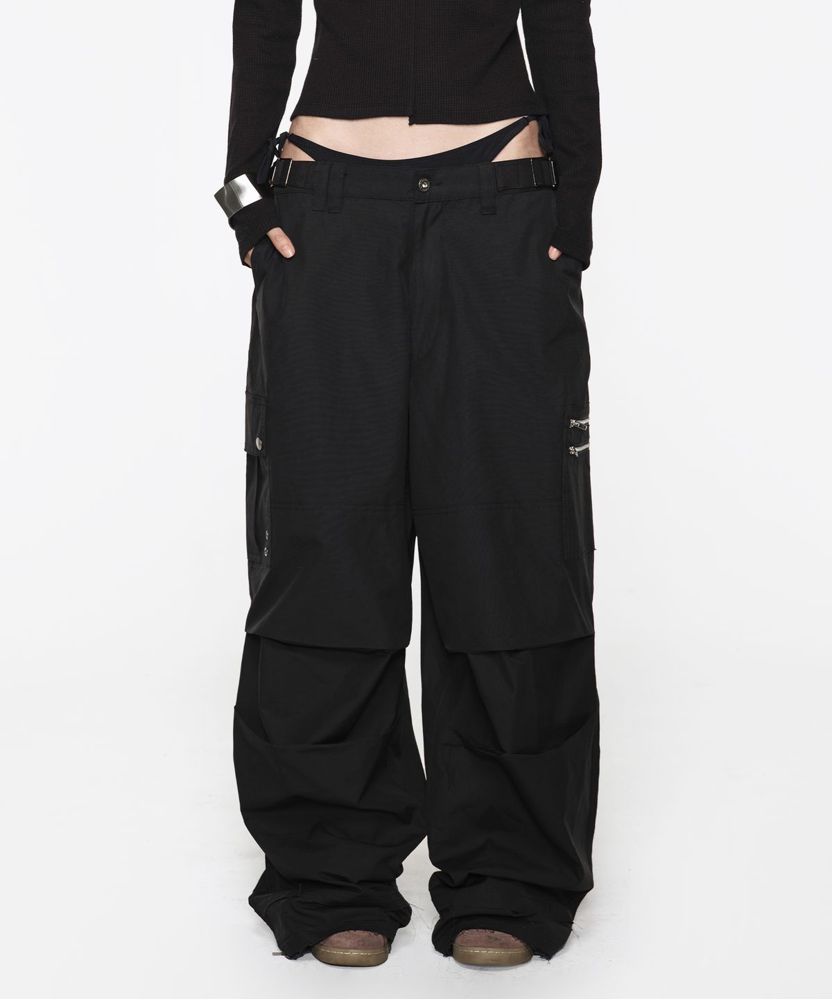 락케이크(ROCKCAKE) Other Way Pocket Pants - Black