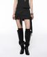 [소담킴 PICK] Drape Wrap Mini Skirt - Black
