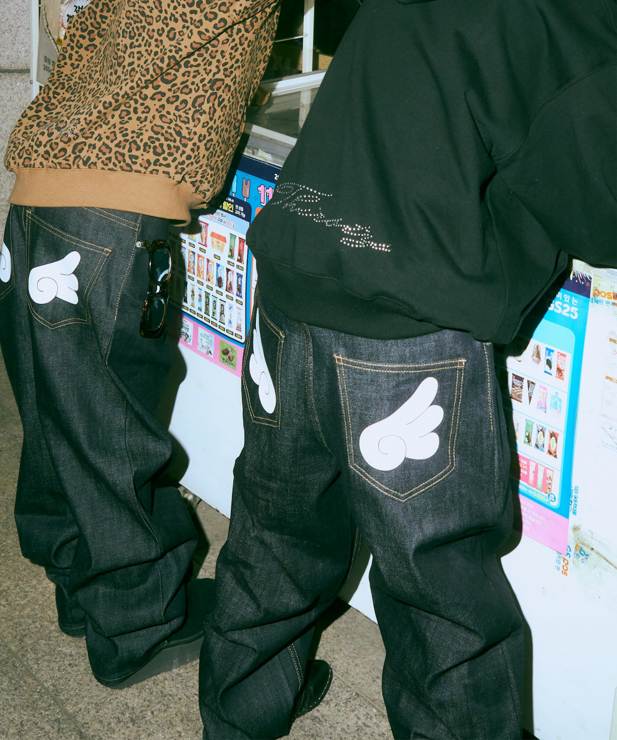 떨스티(THIRSTY) ANGEL BAGGY JEAN