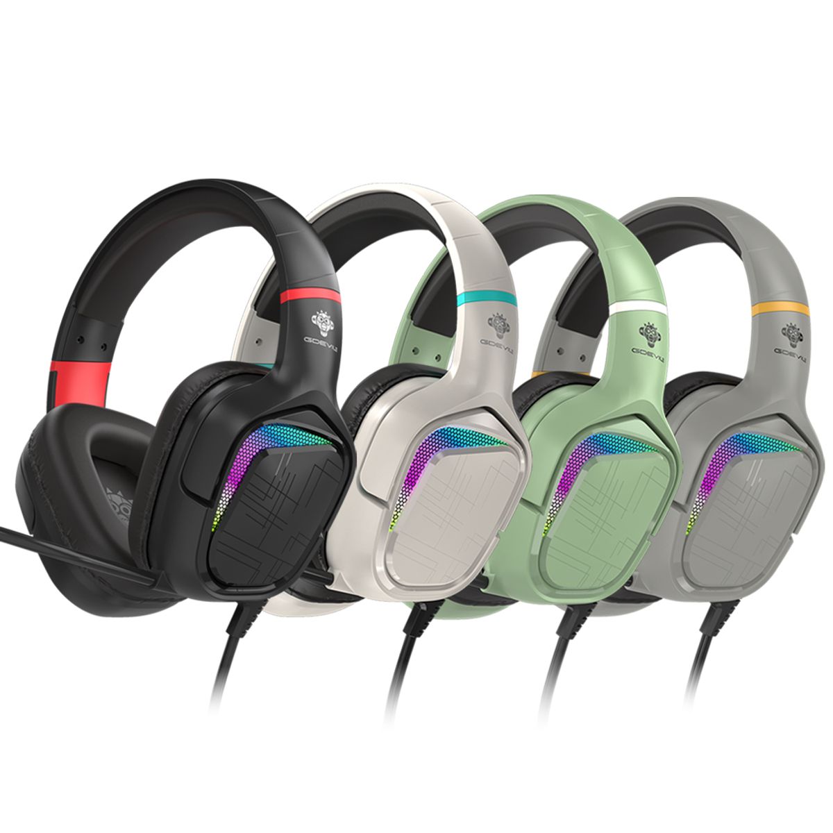 지데빌(GDEVIL) G538 WILDCAT 가상 7.1채널 RGB 게이밍 헤드셋