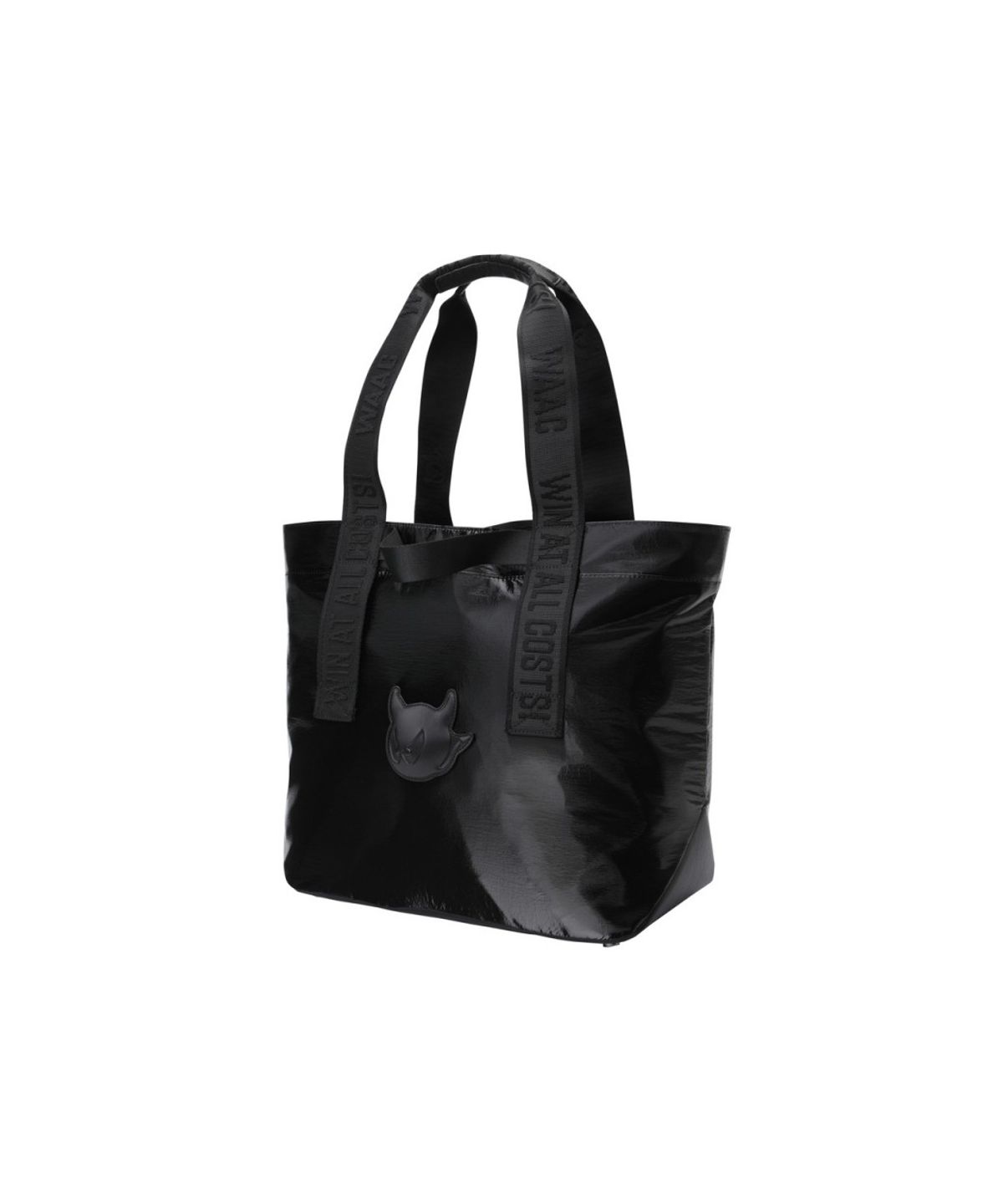왁(WAAC) Glossy Tote Bag WGBOX26105BKX