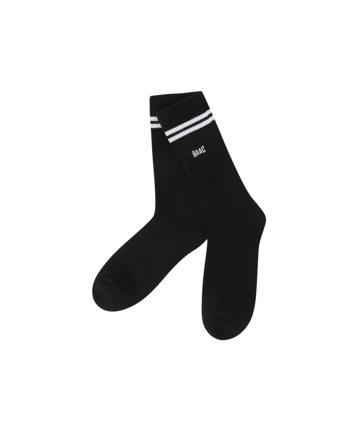 왁(WAAC) Men Stripe Socks WGLCX26141BKX