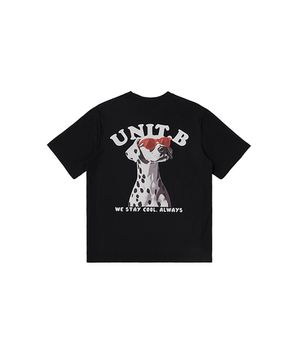 달마시안 그래픽 반팔 티셔츠