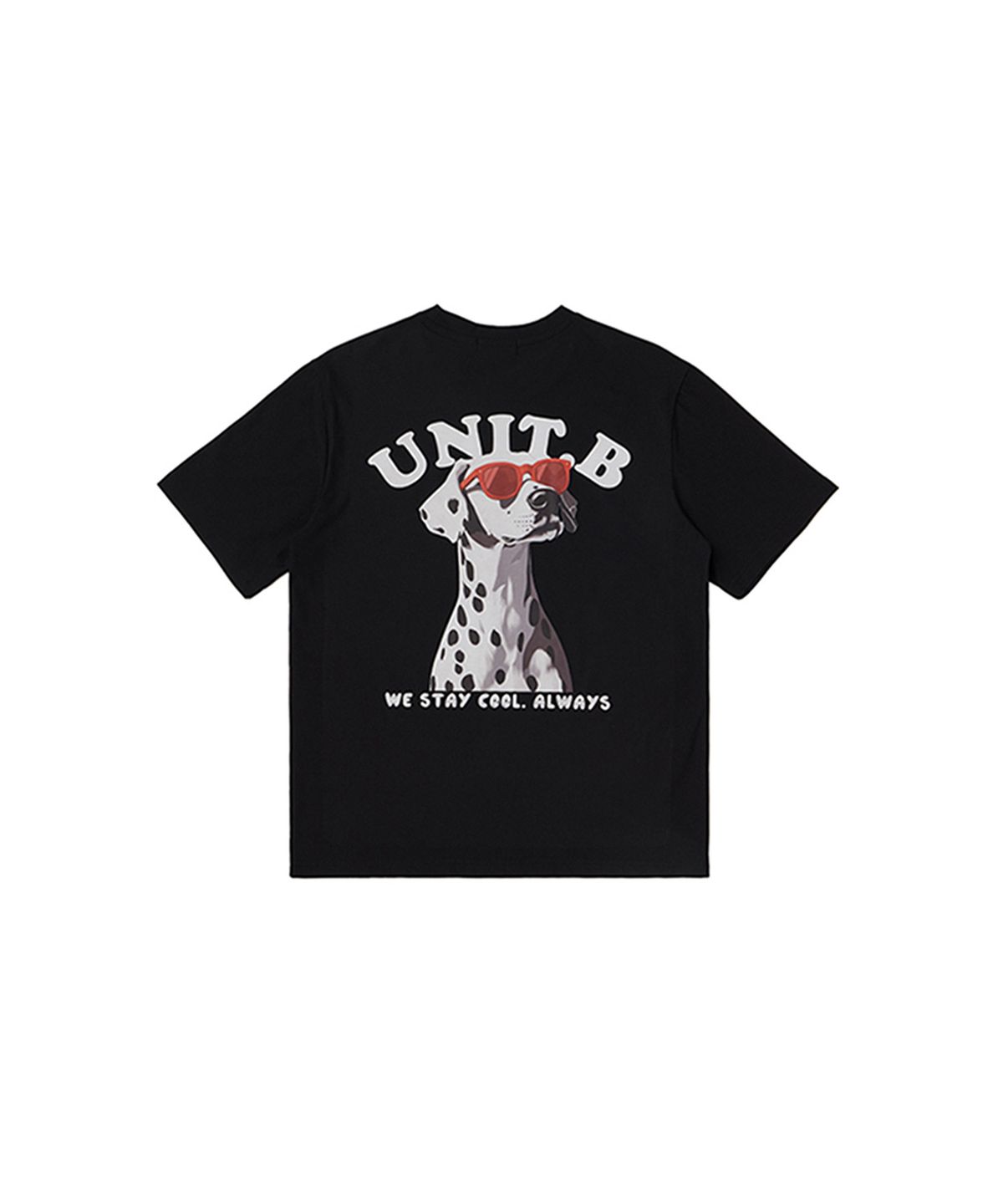 유닛비(UNIT.B) 달마시안 그래픽 반팔 티셔츠
