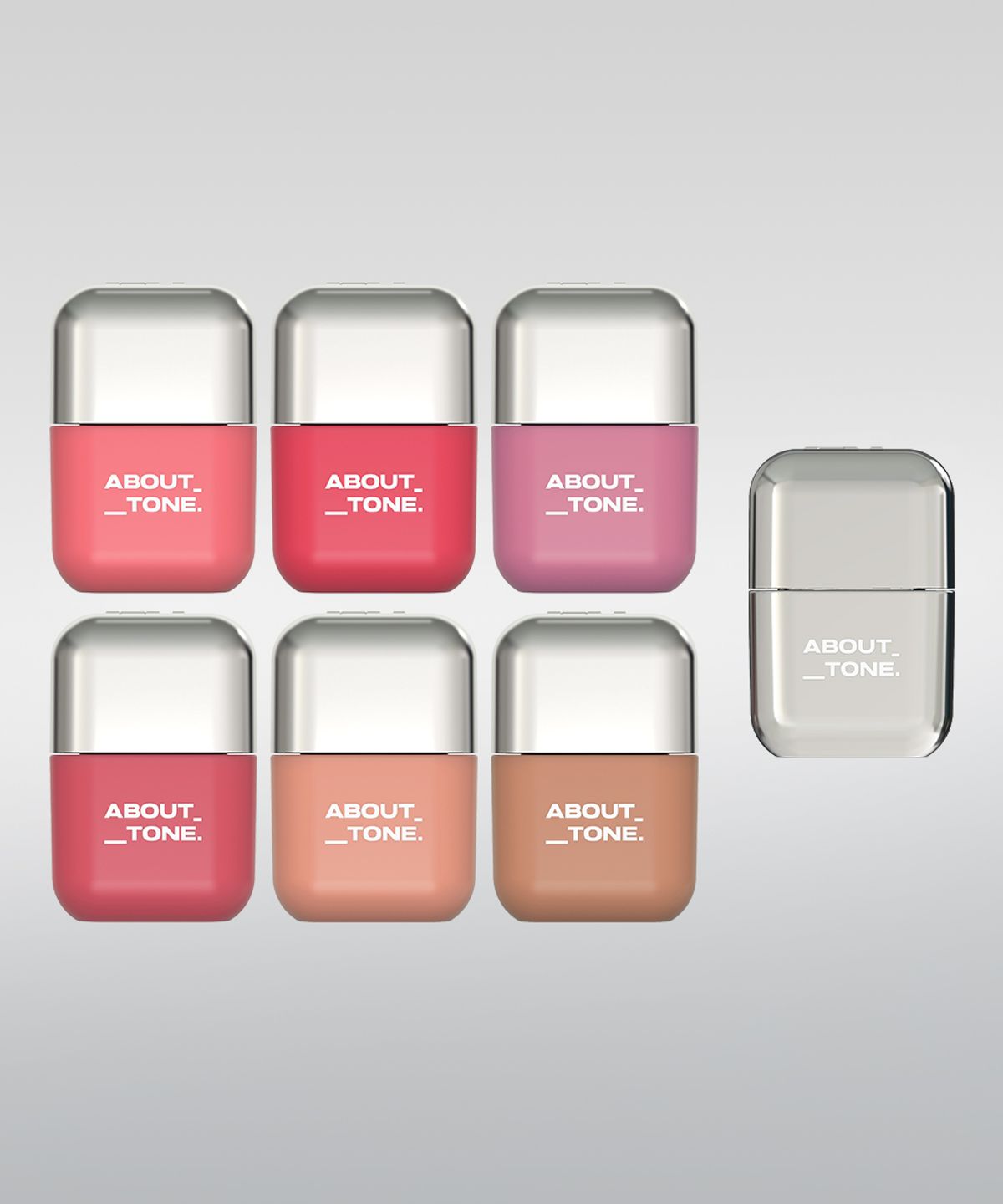 어바웃톤(ABOUT TONE) [SET]블러 핏 틴트 미니(6colors)+랩 핏 글로스 미니
