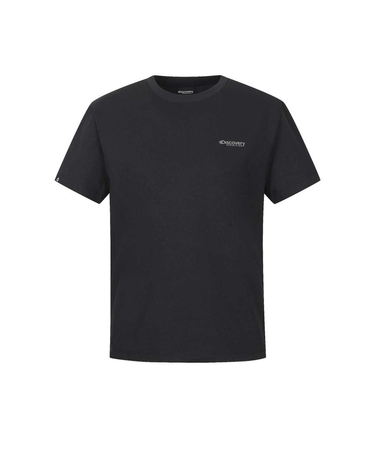 디스커버리 익스페디션(DISCOVERY EXPEDITION) 여성 에버딘 스몰로고 반팔티셔츠 (BLACK)