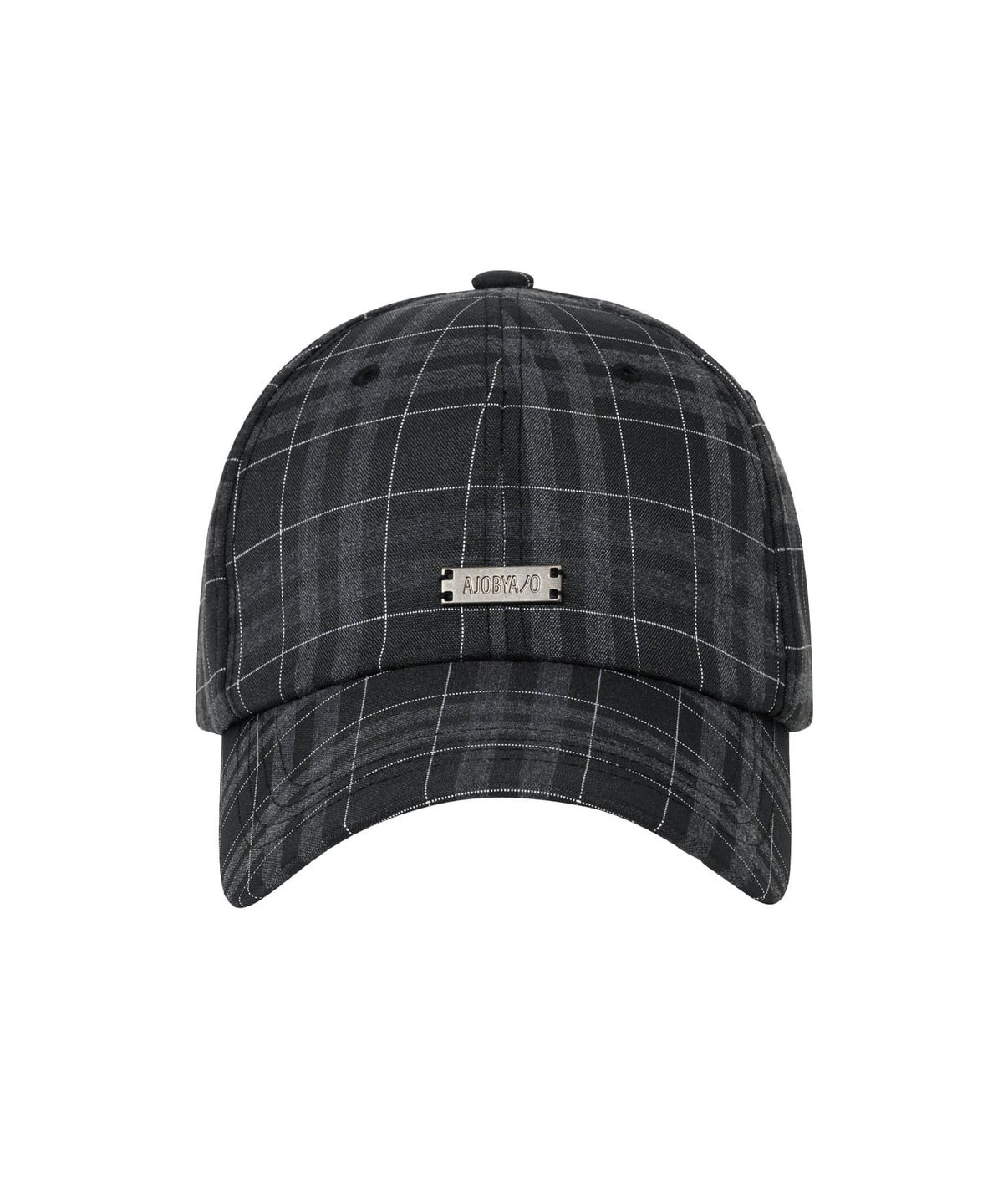 아조바이아조(AJOBYAJO) Check Baseball Cap [BLACK]