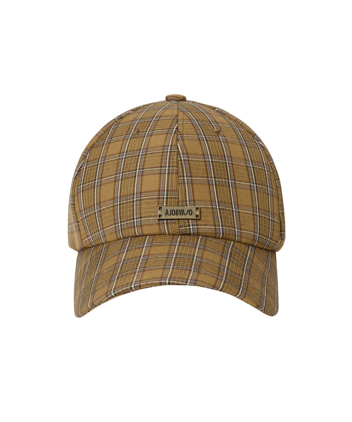 아조바이아조(AJOBYAJO) Check Baseball Cap [CAMEL]