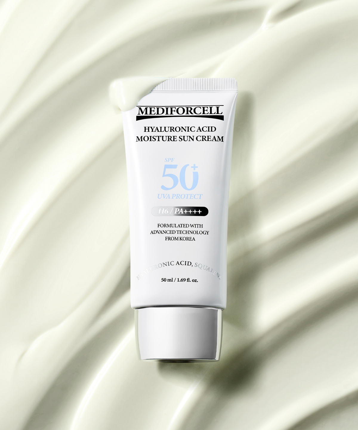 메디포셀(MEDIFORCELL) 히알루론산 모이스처 선크림 50ml