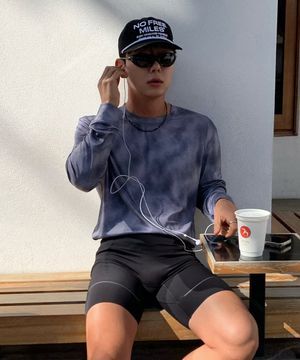 유니 타이다잉 그리드메쉬 긴팔티셔츠_GR R1TS2103