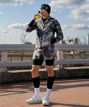 맨즈 타이다잉 포켓 투인원숏츠_BK R1HP2101