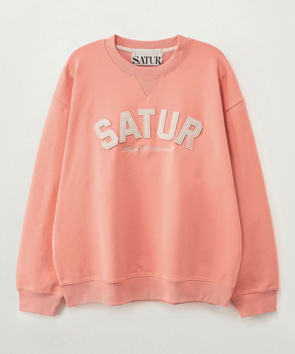 세터(SATUR) 루고 베이직 스웨트셔츠 핑크