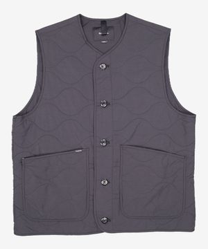 숏 퀼팅 베스트 블랙 L