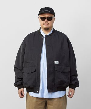 [빅사이즈]텍티컬 크루 블루종