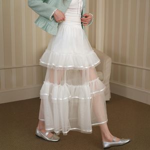 Cest_Mesh layer see through skirt