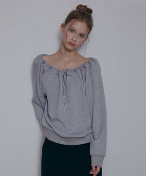 벌룬셔링 래글런 맨투맨-멜란지