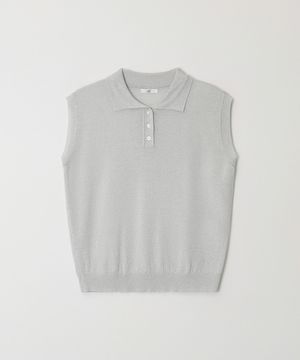 메탈루즈핏 카라 베스트-실버그레이