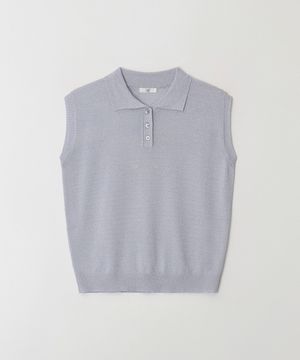 메탈루즈핏 카라 베스트-스카이블루