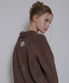 레이스포인트 카라 가디건-브라운