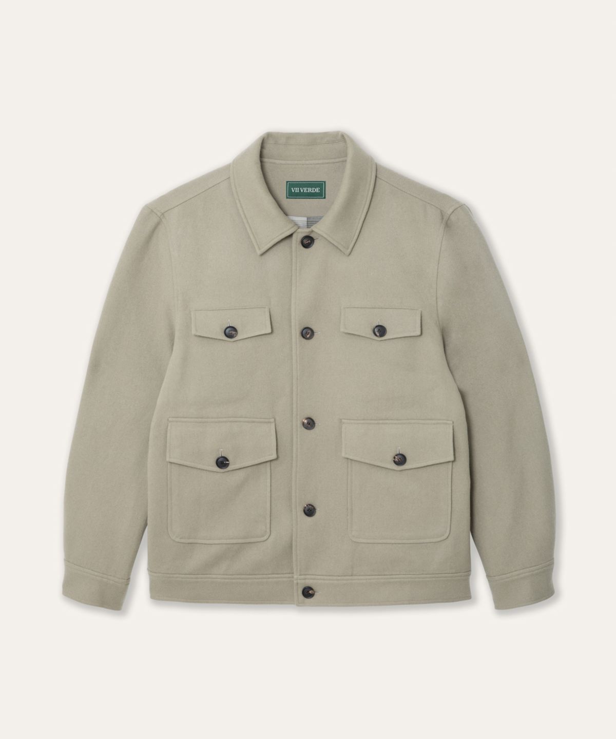 비베르데(VIIVERDE) Evening Wool Blouson Green