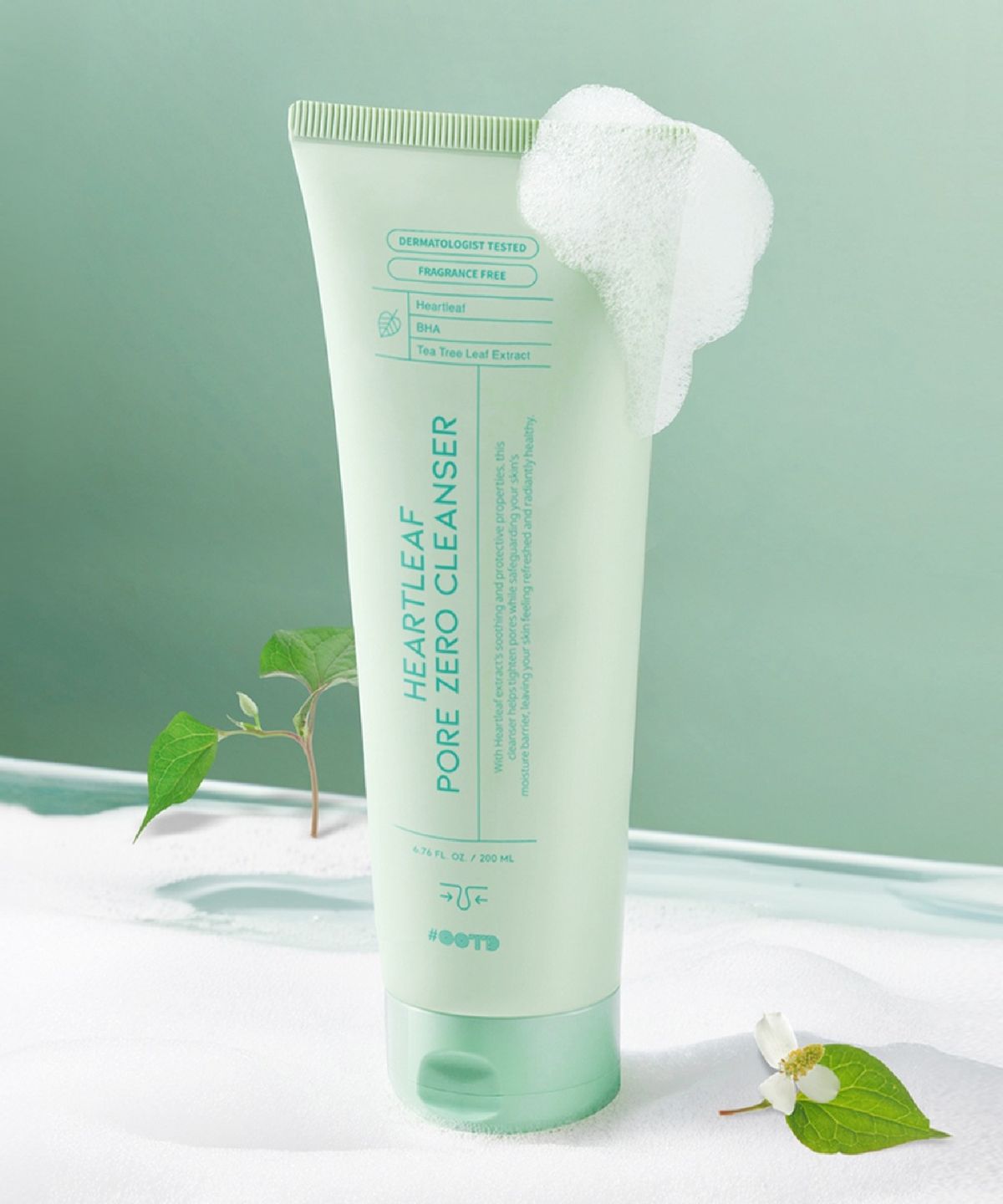 오오티디 뷰티(OOTD BEAUTY) 어성초 포어 아크네 폼 딥클렌저 200ml