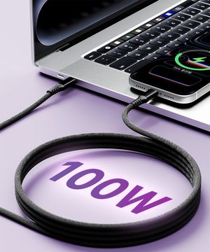 [초고속 충전] PD충전 100W 마그네틱 꼬임방지 C to C타입 패브릭 케이블