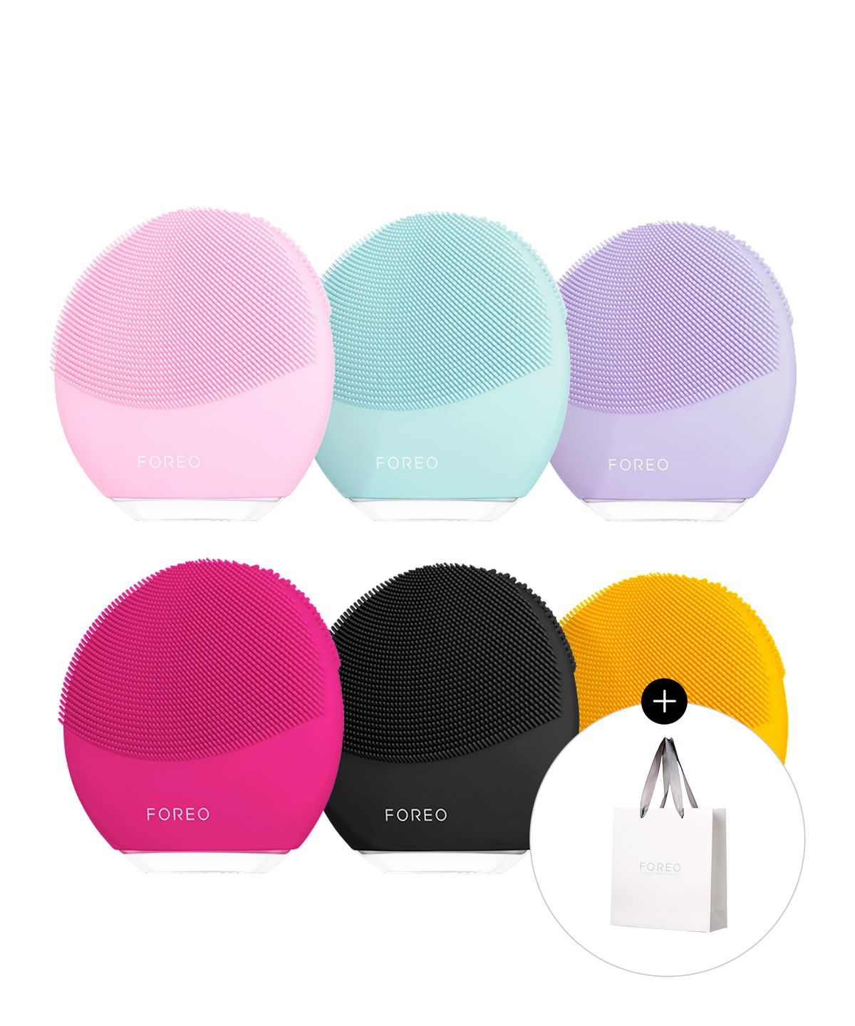 포레오(FOREO) [쇼핑백 증정/휴대용/여행용] 포레오 클렌징 디바이스 루나 3 미니 (6color)