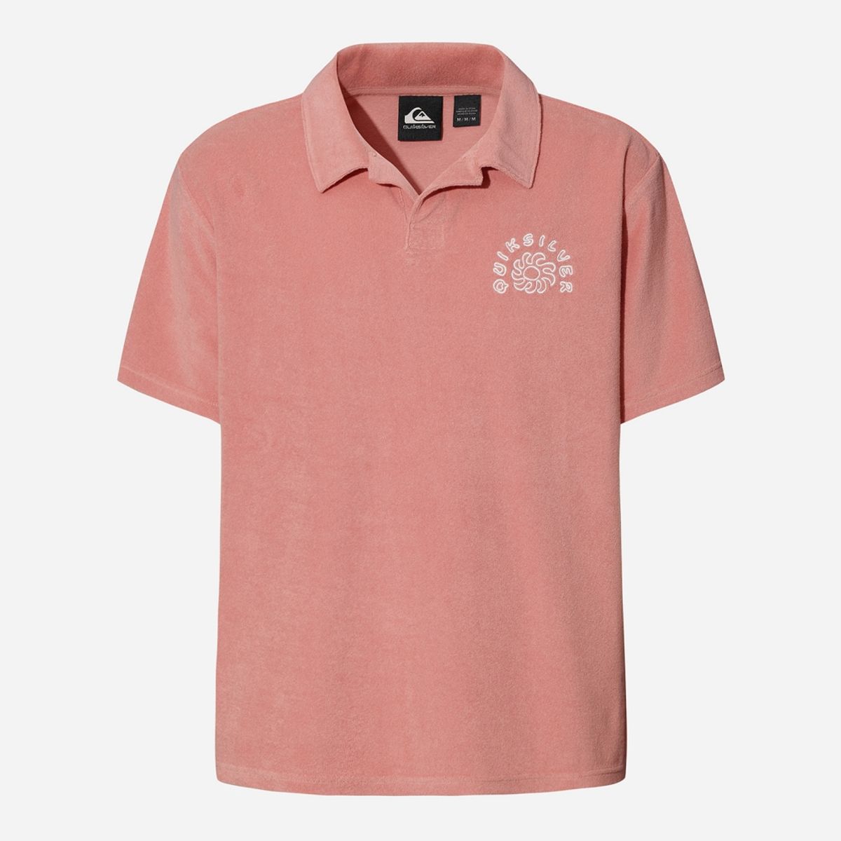 퀵실버(QUIKSILVER) APRES 테리 반팔 카라티(QG11RE512MKT)
