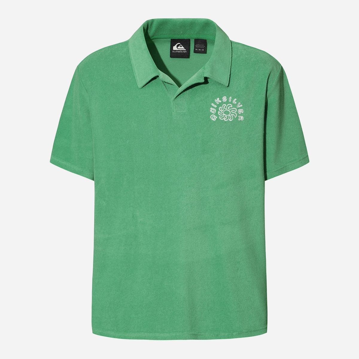 퀵실버(QUIKSILVER) APRES 테리 반팔 카라티 (QG11RE512GNZ)