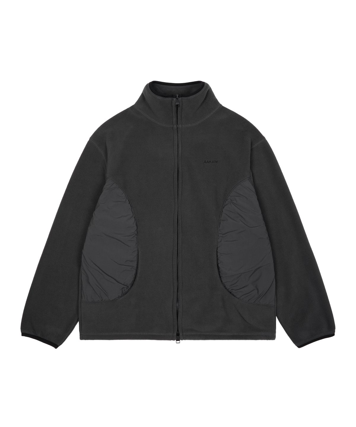 아캄(AAKAM) Contrast Fleece Jacket (Gray)