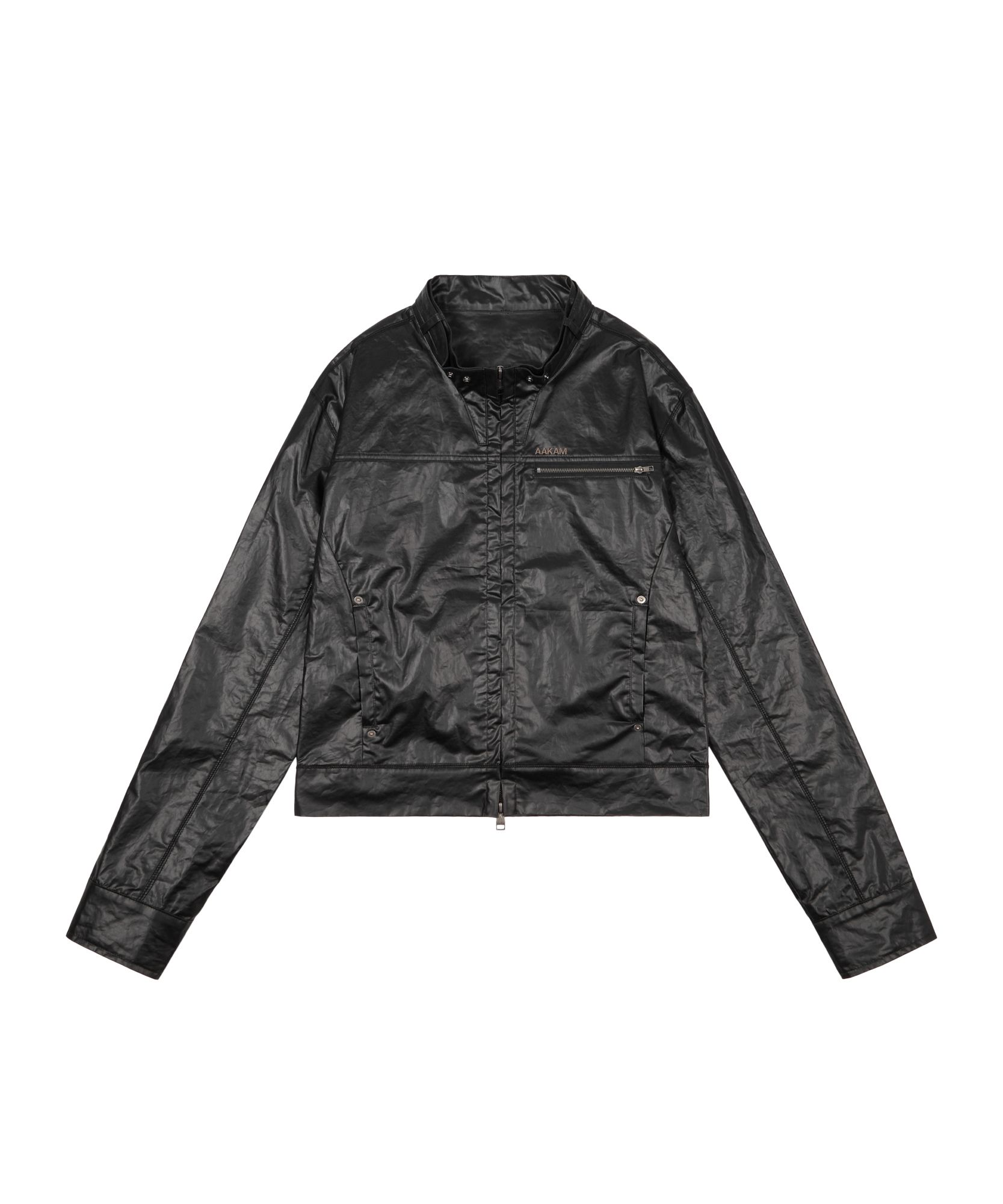 MUSINSA公式 | AAKAM Technical Coated Jacket (Black)