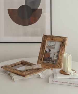 인테리어 빈티지 나무 벽걸이 액자