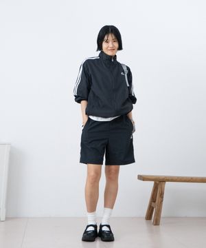 유니 선데이 루즈핏 4.5부 숏팬츠 - 블랙 QR123JHP31