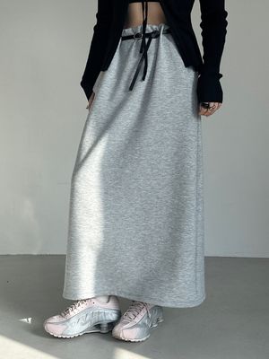 Belted Jersey Skirt (2C)