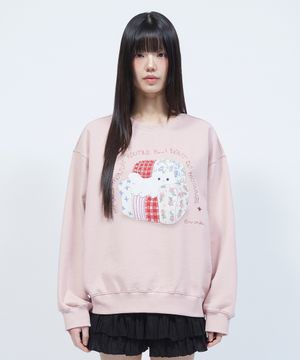 코지 샹뇽이 아트웍 맨투맨 PINK