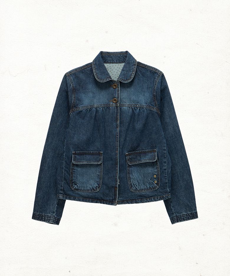 DD four-stitch denim jacket (INDIGO)