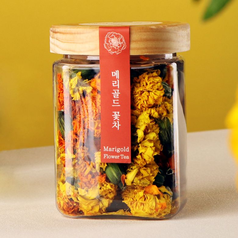 메리골드 꽃송이 용기형