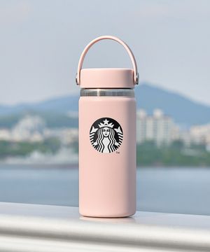 SS 하이드로 플라스크 핑크 텀블러 473ml +에코텀블러음료쿠폰(카톡발송)