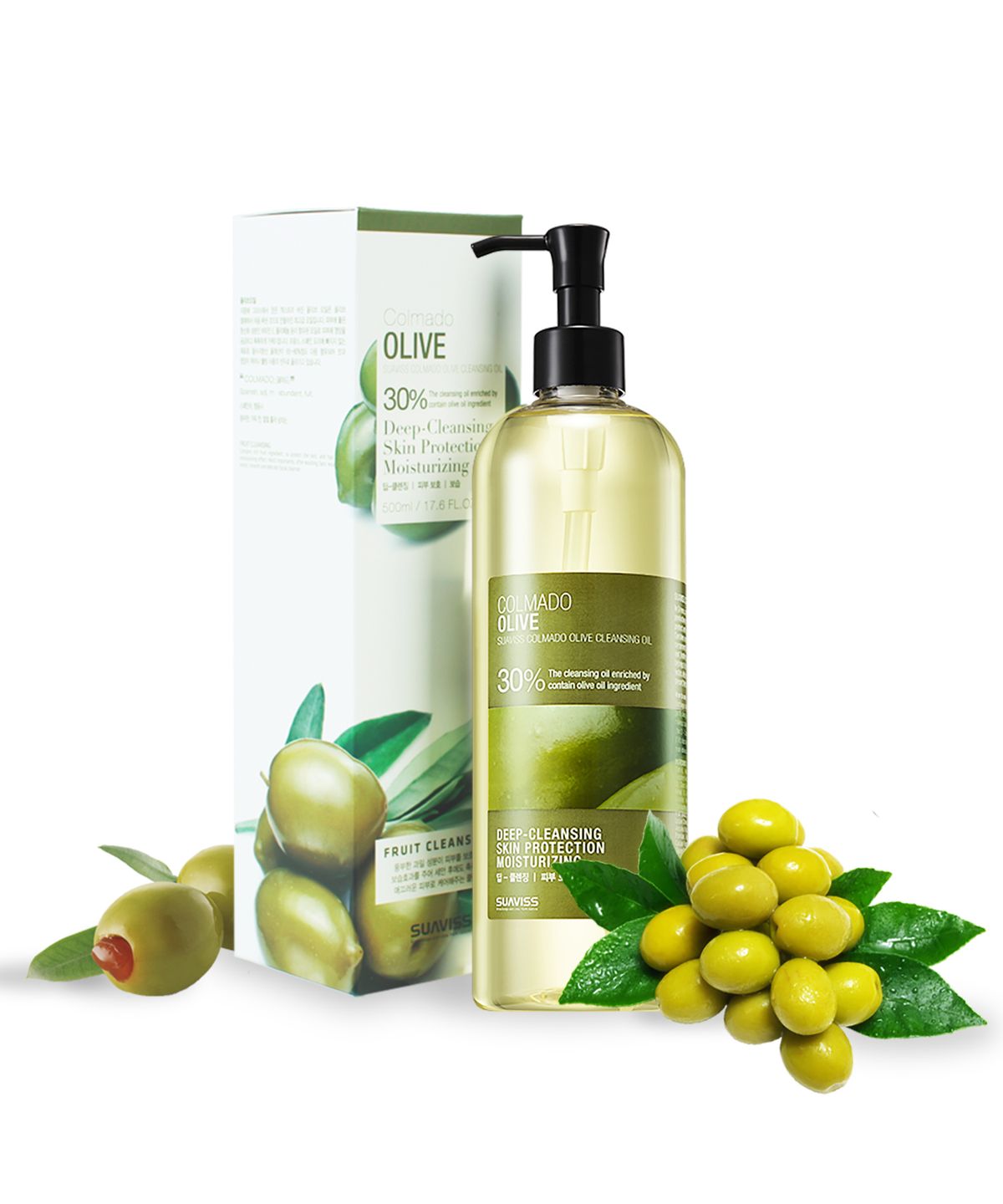 수아비스(SUAVISS) 꼴마도 올리브 클렌징오일 500ml WS01AB06