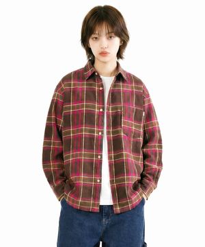 LB Rustic Core Flannel Check Shirt (Pink)
