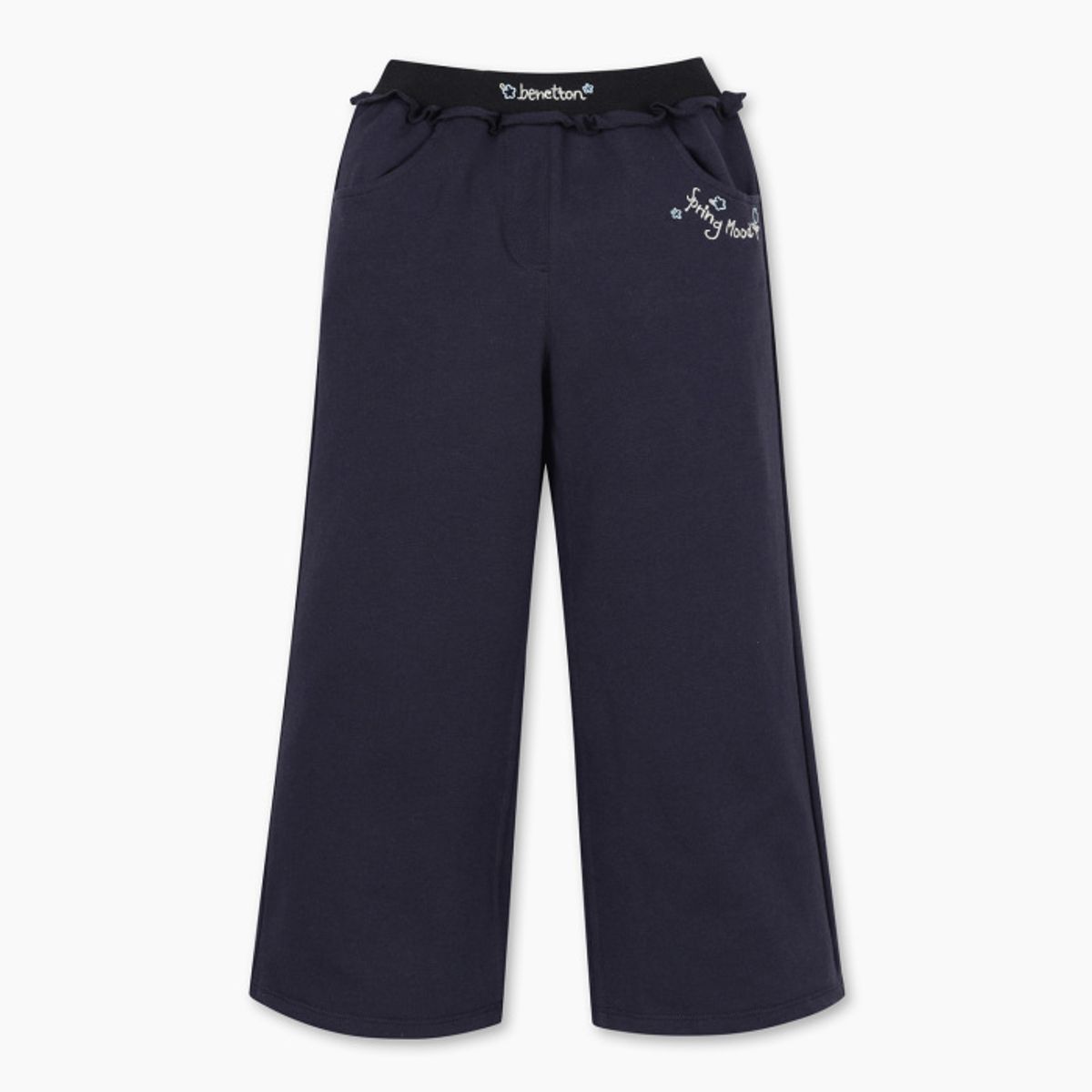베네통키즈(BENETTONKIDS) 컬러스 부츠컷 말랑 팬츠_QATP03611NY