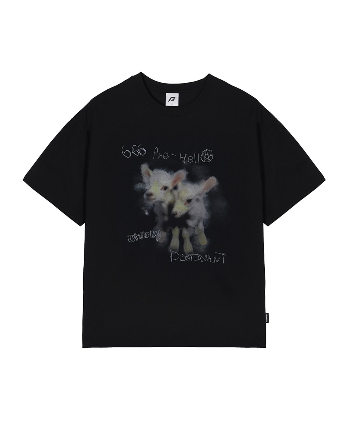 도미넌트(DOMINANT) GOAT T-SHIRTS_Black