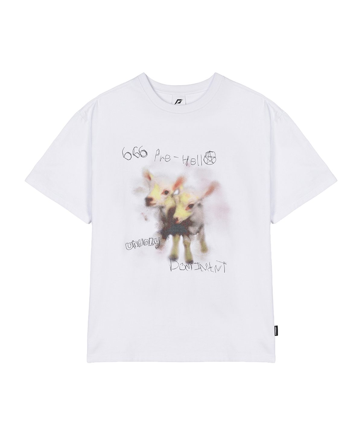 도미넌트(DOMINANT) GOAT T-SHIRTS_White