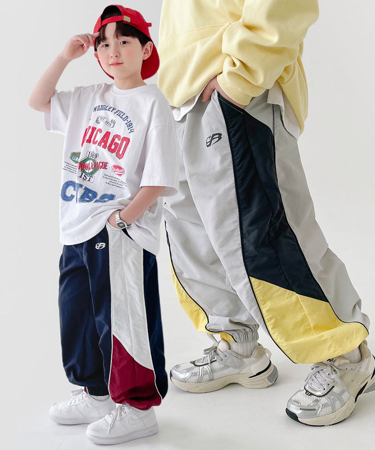 베리클로젯(BERRYCLOSET) F1 레이싱 조거 팬츠