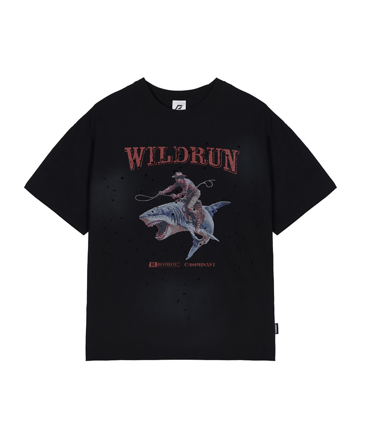 도미넌트(DOMINANT) Washing T-SHIRTS (WILDRUN)